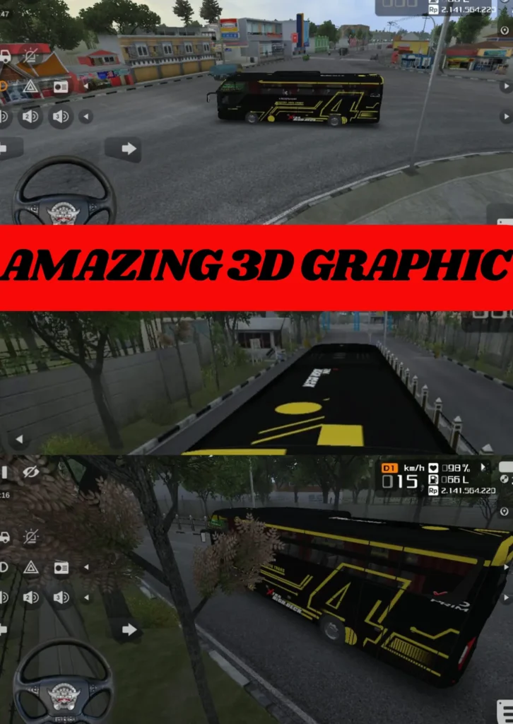 Graphic that show real realistic view of gamming experience