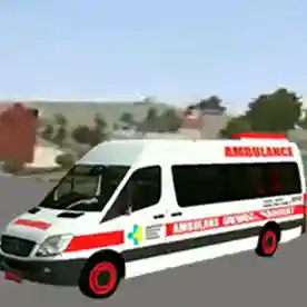 Ambulance mod for buss simulator Indonesia