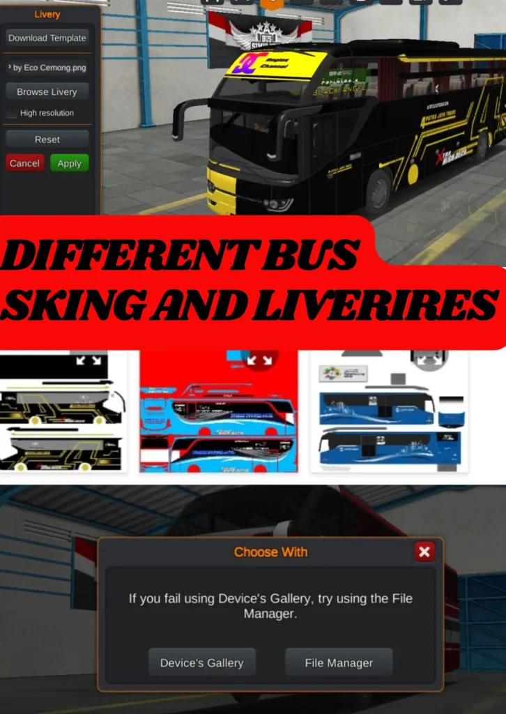 Download and Enjoy different bus skins and liveries