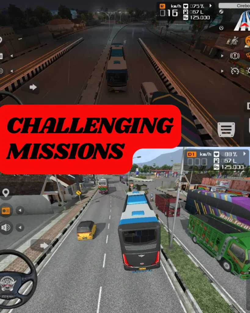 challenging missions shows the difficult weather of game